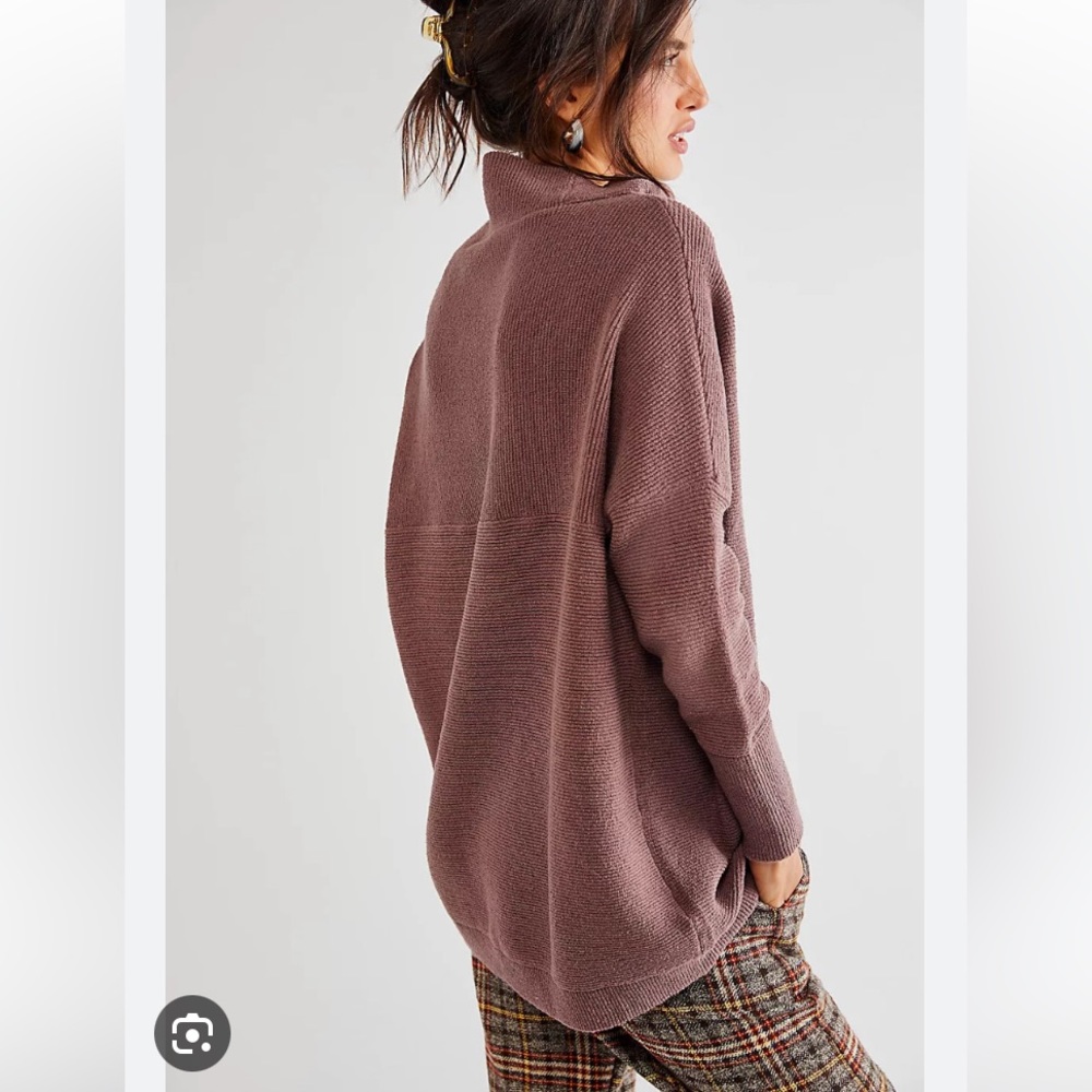 NWT Ottoman Slouchy Tower Tunic in Nutmeg - Picture 7 of 11